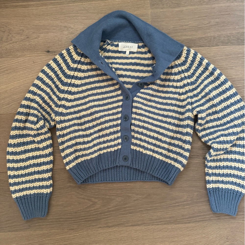 The Great cropped sweater